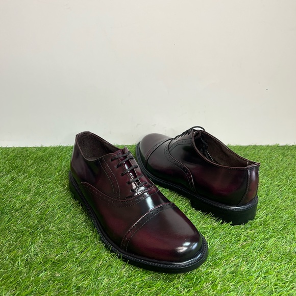 DECARSDZ Men's Classic Black Oxford Dress Shoes - Patent Leather Formal Business Shoes